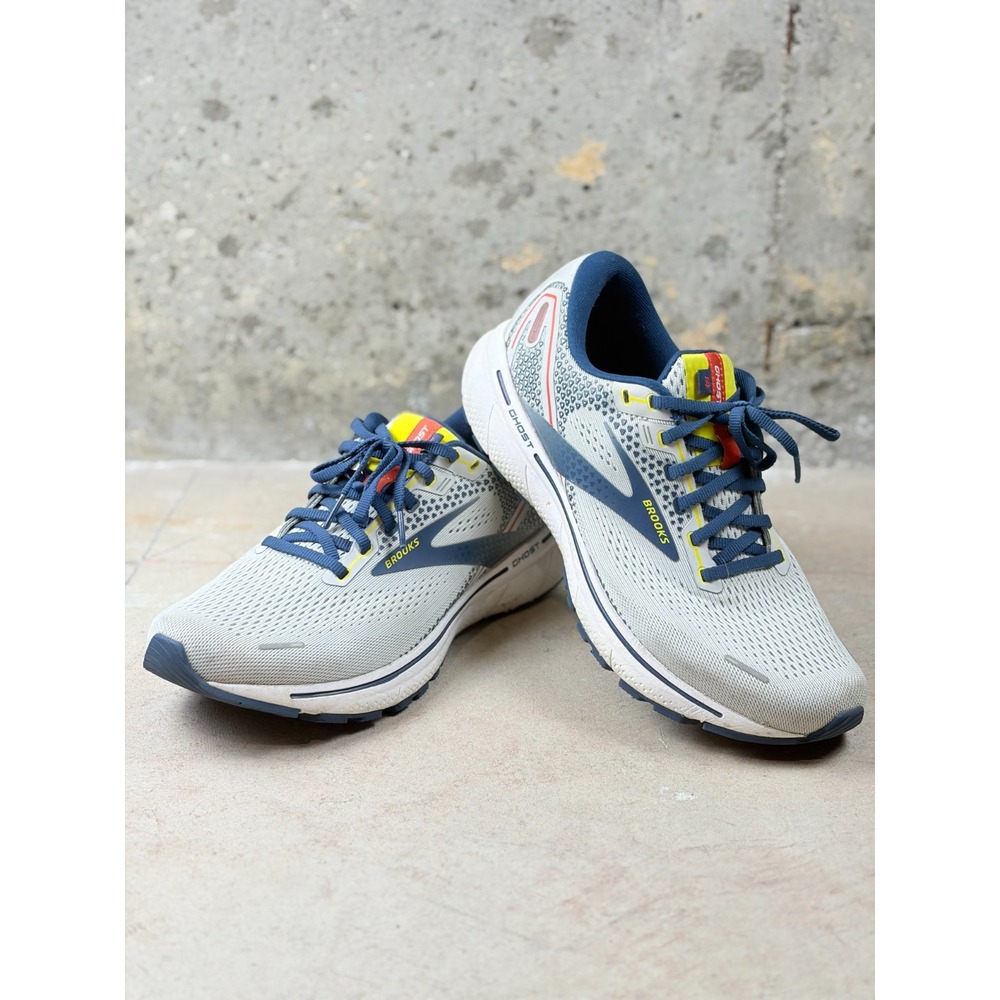 Brooks Ghost 14 1103691D029 Men's Sneakers 9.5D Wolf Gray Athletic Running Shoes